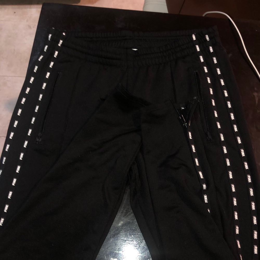 Pink logo joggers